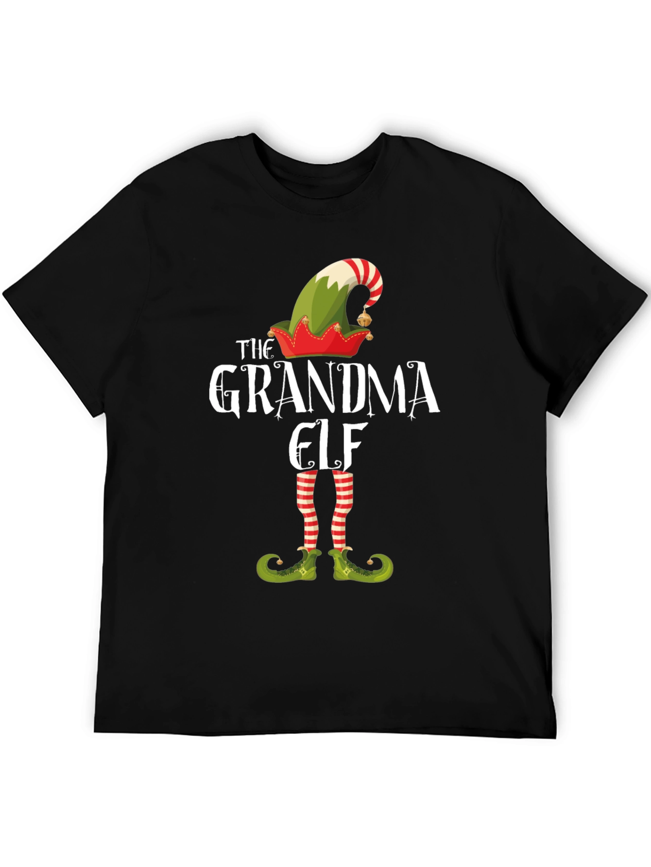 Grandma Elf Christmas T-Shirt Festive Holiday Tee