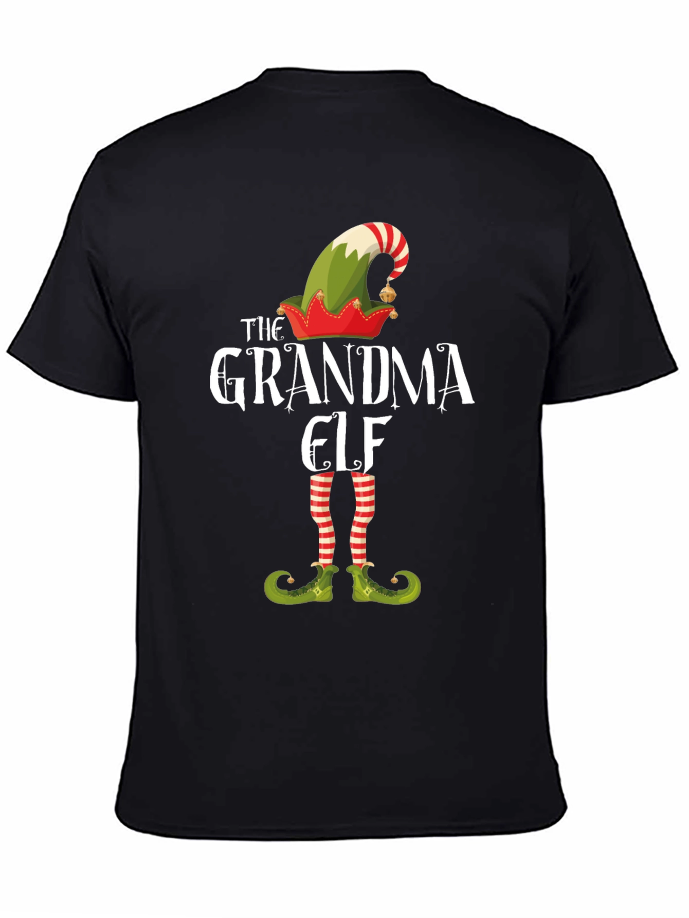 Grandma Elf Christmas T-Shirt Festive Holiday Tee