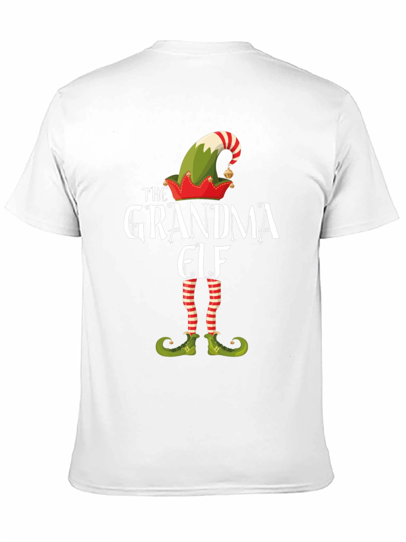Grandma Elf Christmas T-Shirt Festive Holiday Tee