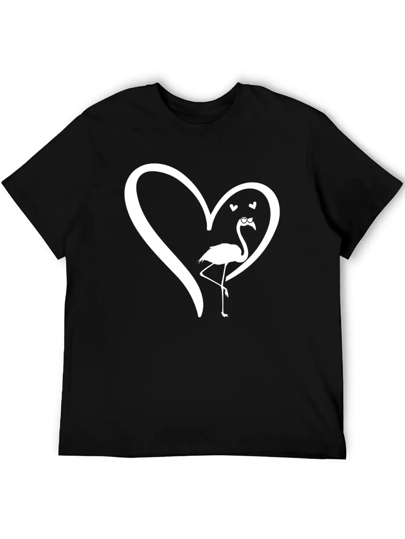 Flamingo Heart Flamingo Lover Flamingo Unisex Casual T-Shirt – Clean Design For Daily Comfort