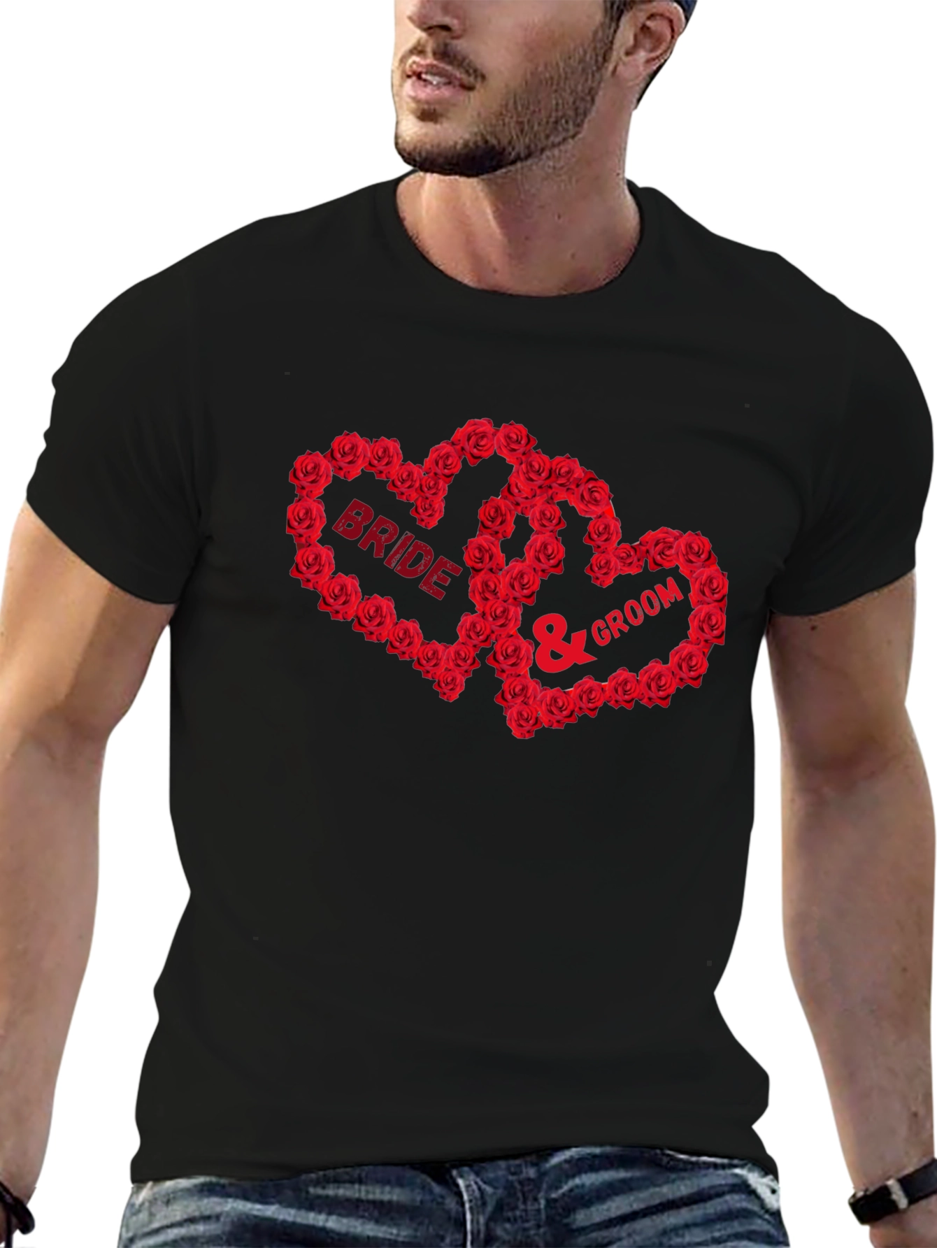 Bride & Groom Matching Wedding T-Shirt
