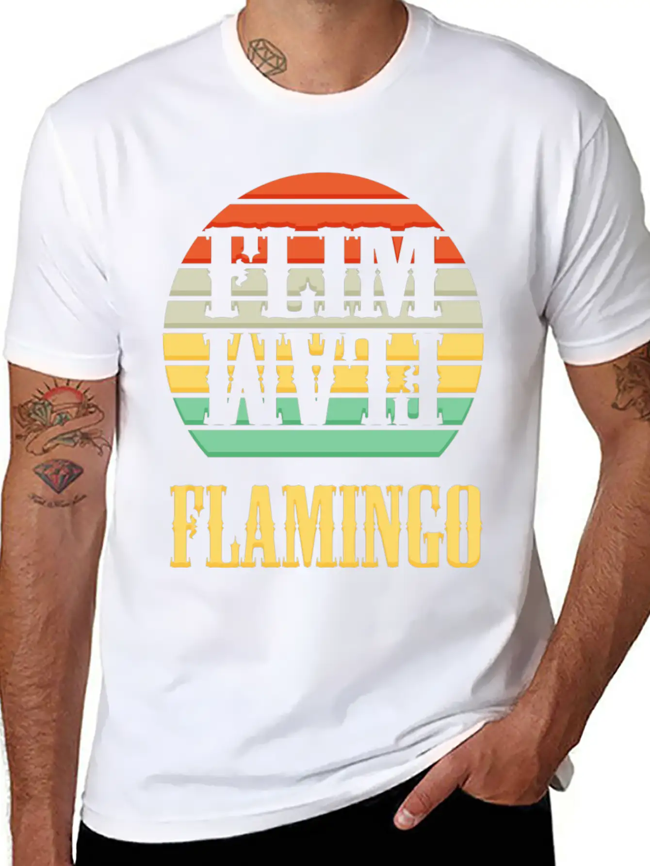 FlimFlam Flamingo Unisex Casual T-Shirt – Clean Design For Daily Comfort