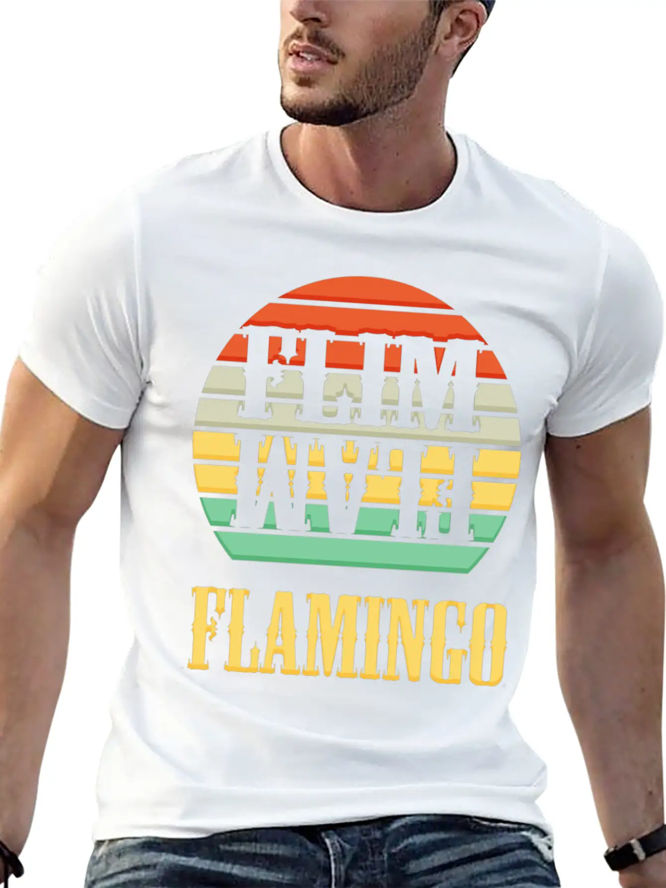 FlimFlam Flamingo Unisex Casual T-Shirt – Clean Design For Daily Comfort