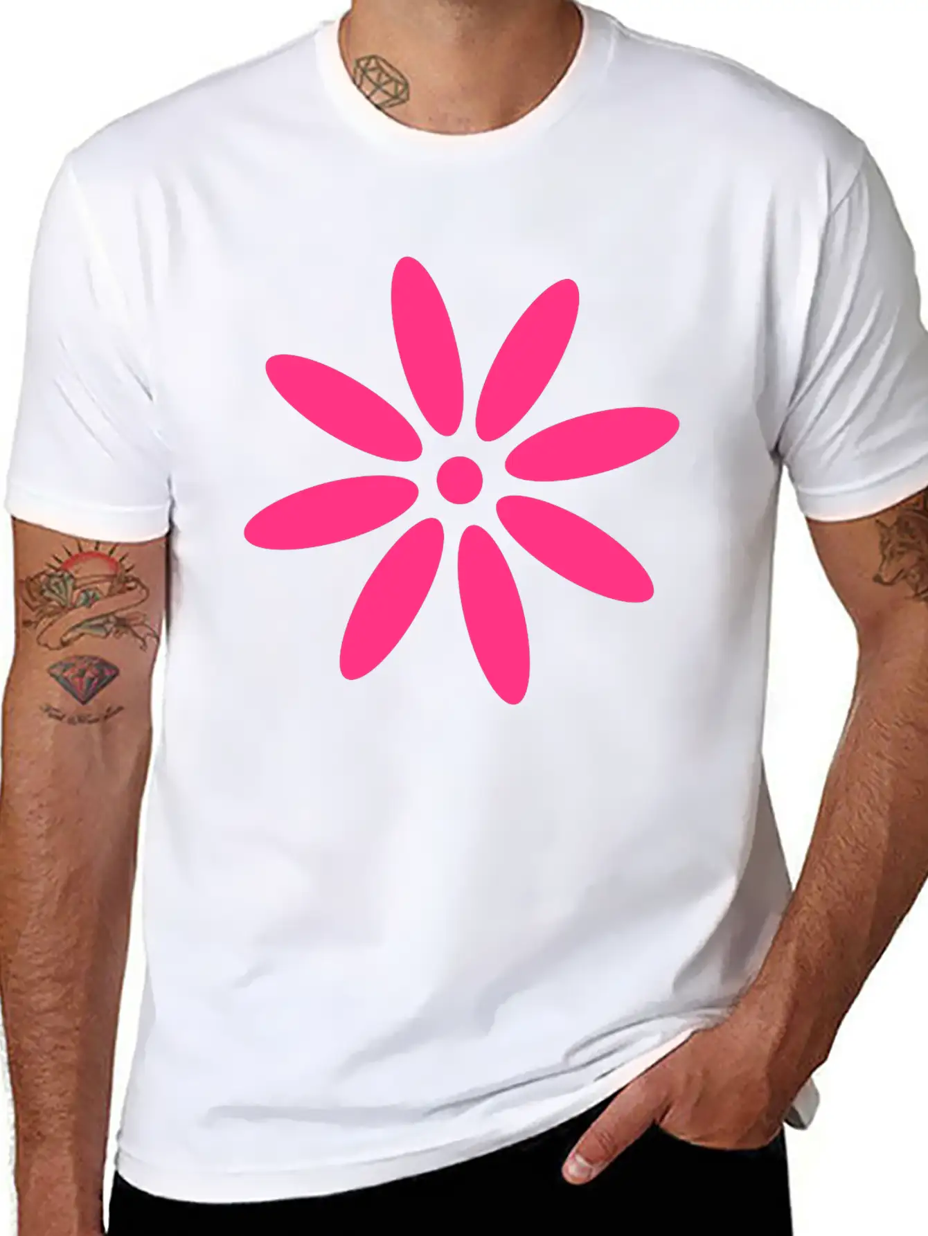 Flower Spring Summer Unisex Casual T-Shirt – Clean Design For Daily Comfort