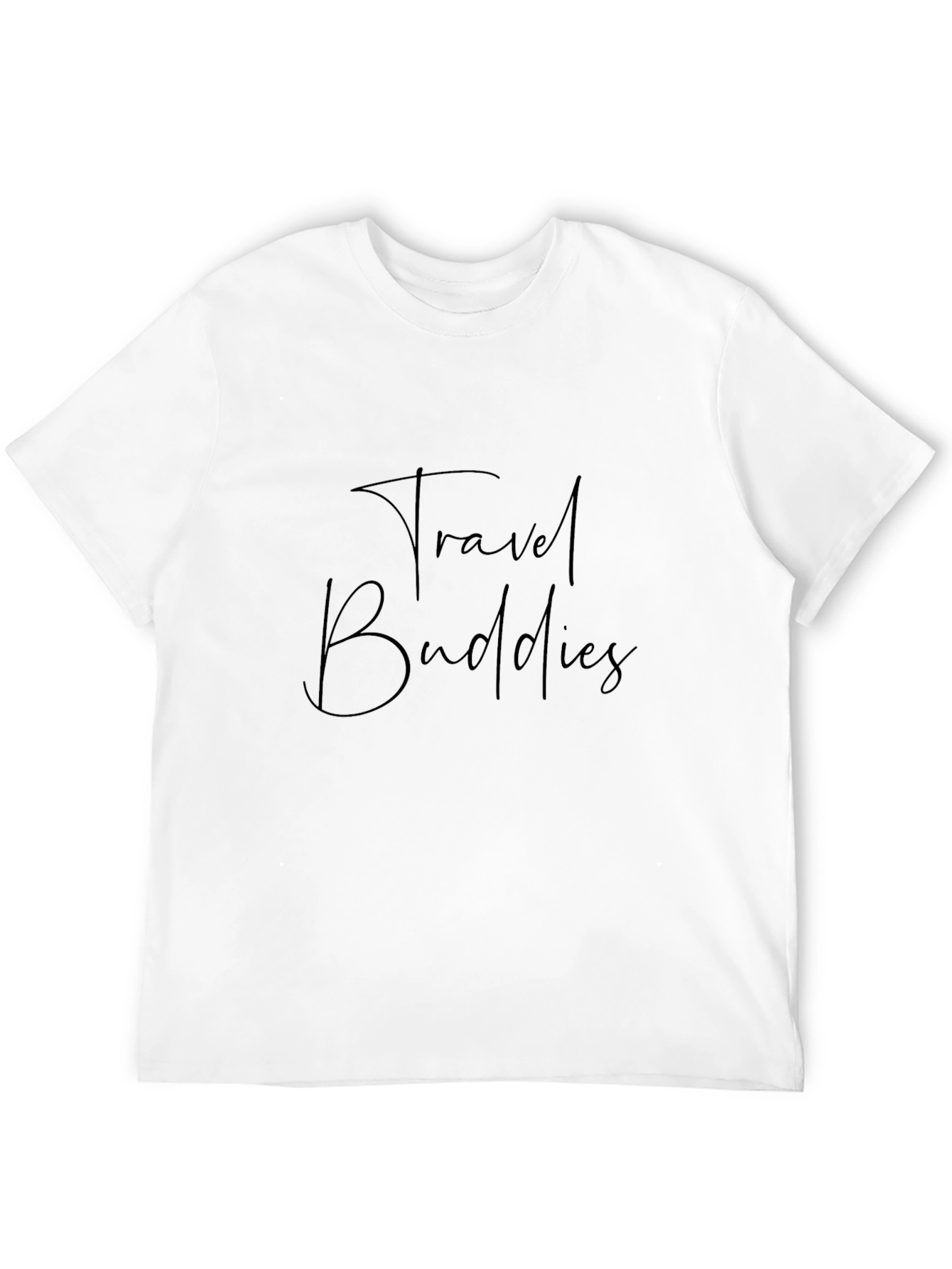 Travel Buddies Black T-Shirt