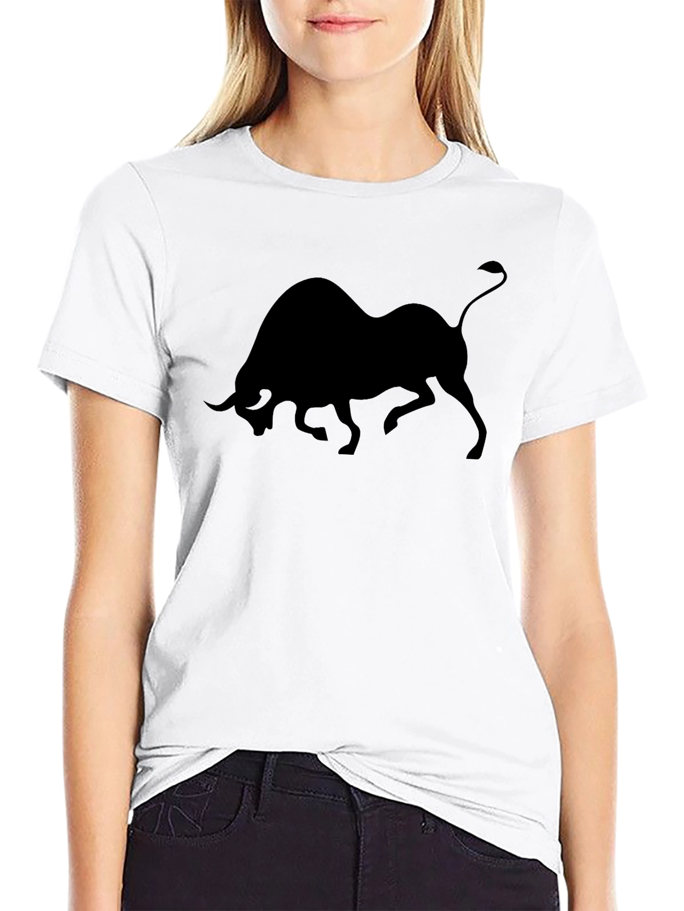 Black Bull Graphic Tee - Modern Style