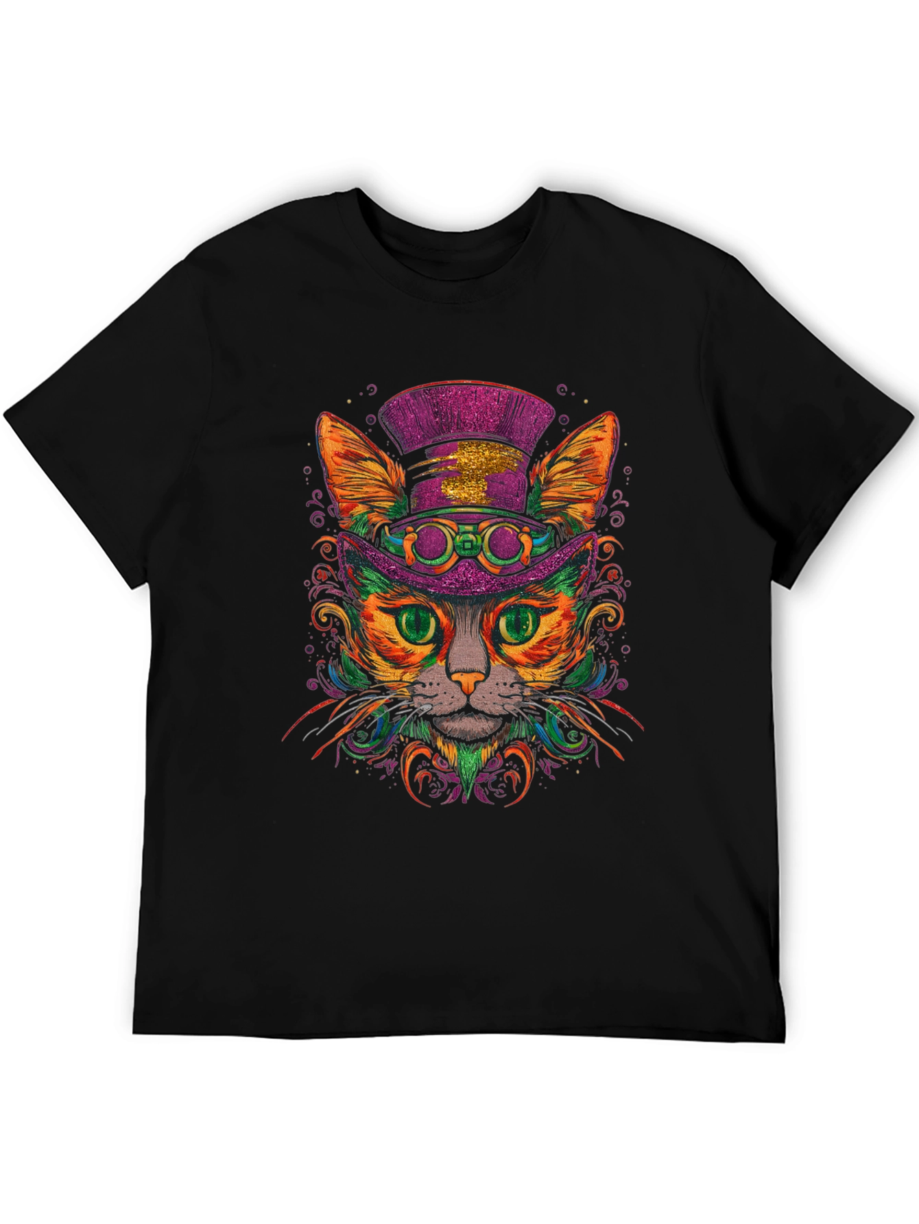 Steampunk Cat Graphic Tee