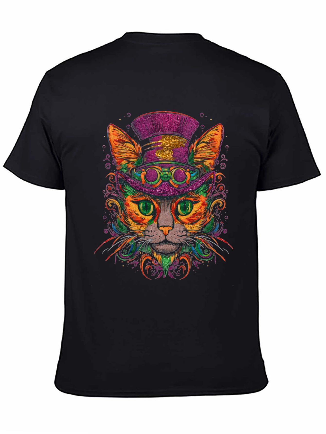 Steampunk Cat Graphic Tee
