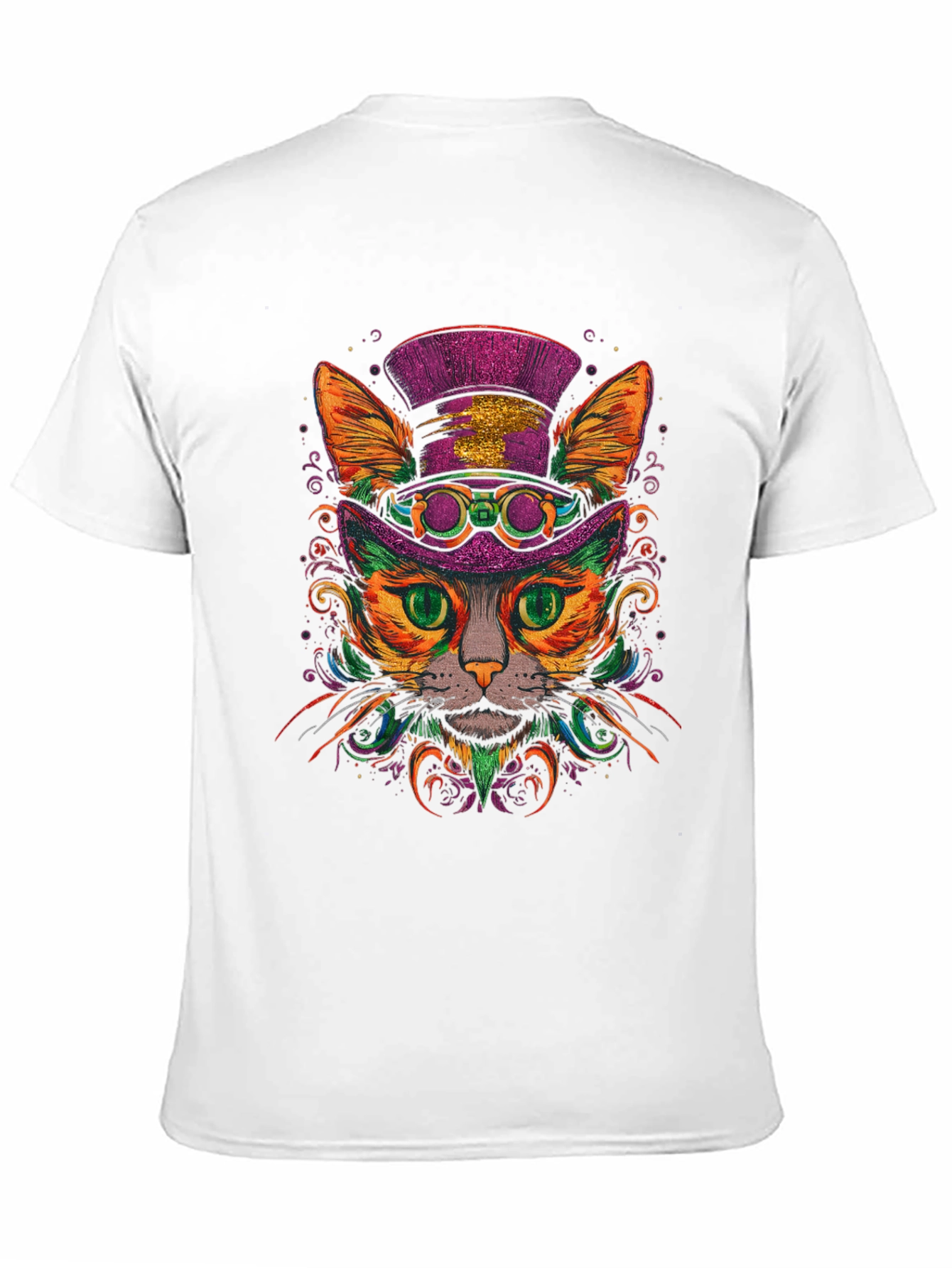 Steampunk Cat Graphic Tee