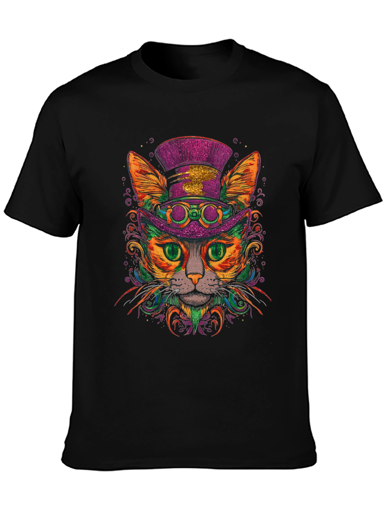 Steampunk Cat Graphic Tee