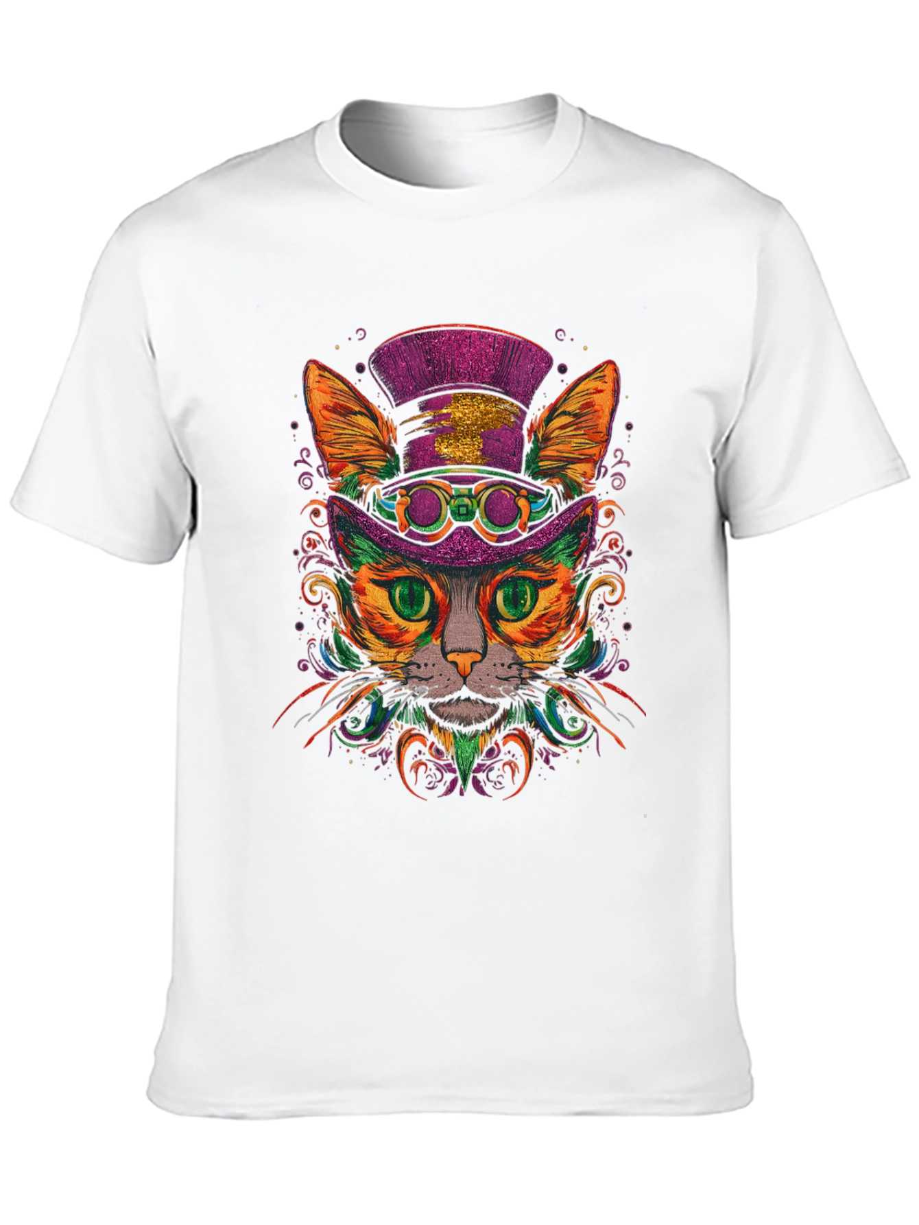 Steampunk Cat Graphic Tee