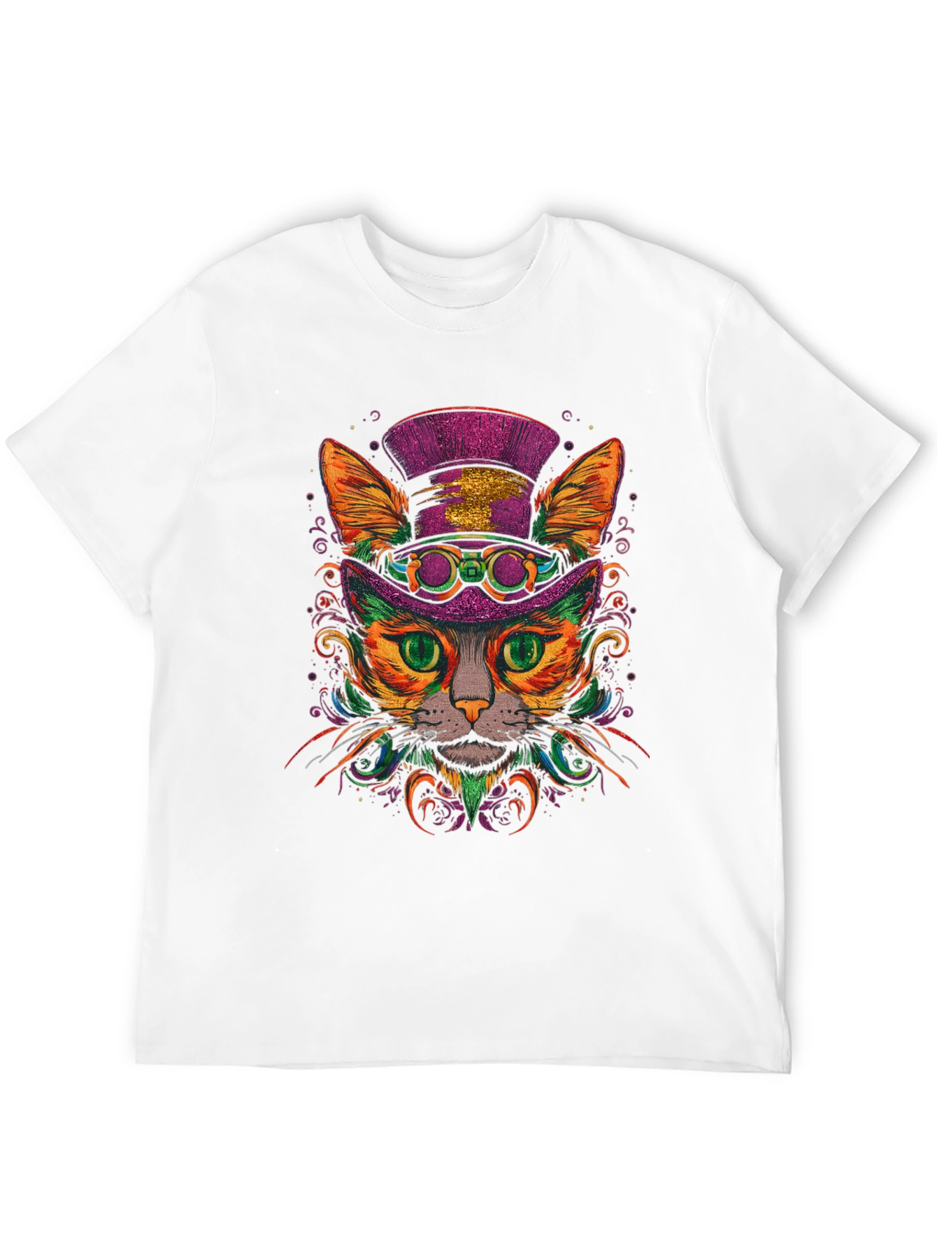Steampunk Cat Graphic Tee