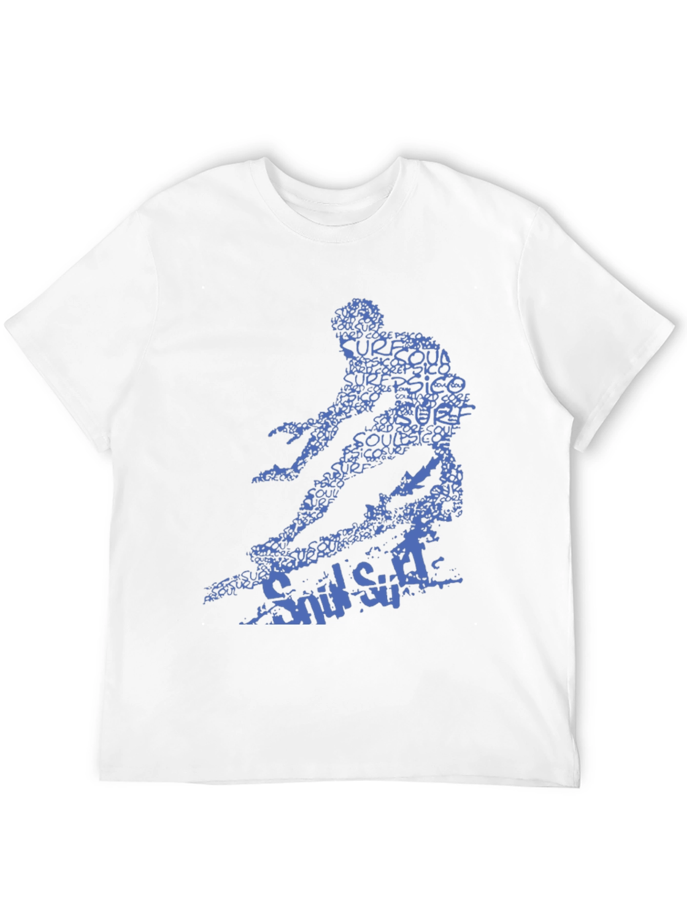 Surfer Graphic Tee - Black Cotton T-Shirt