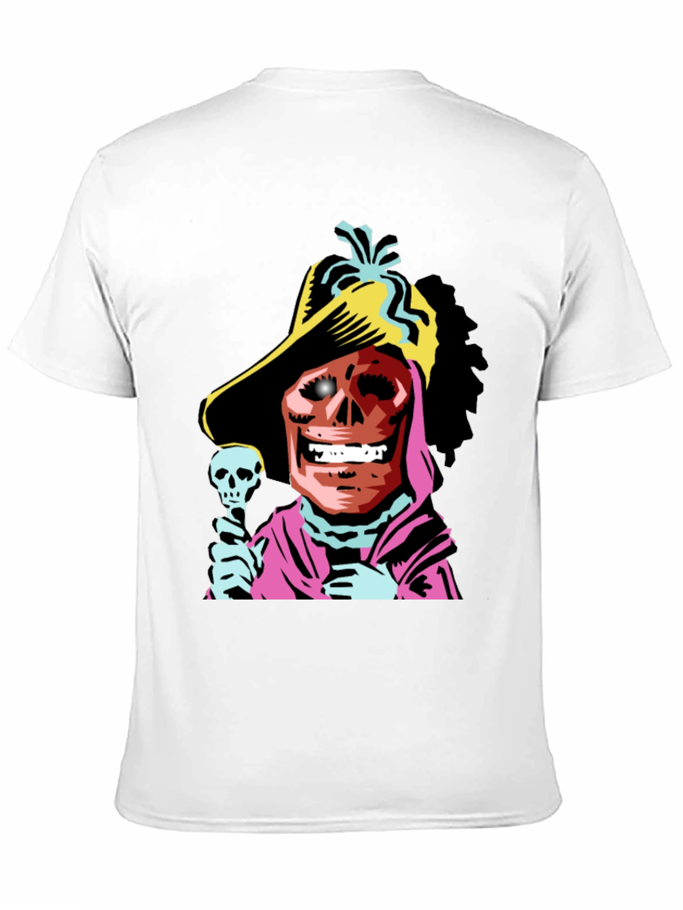 Skull Pirate Graphic Tee - Black