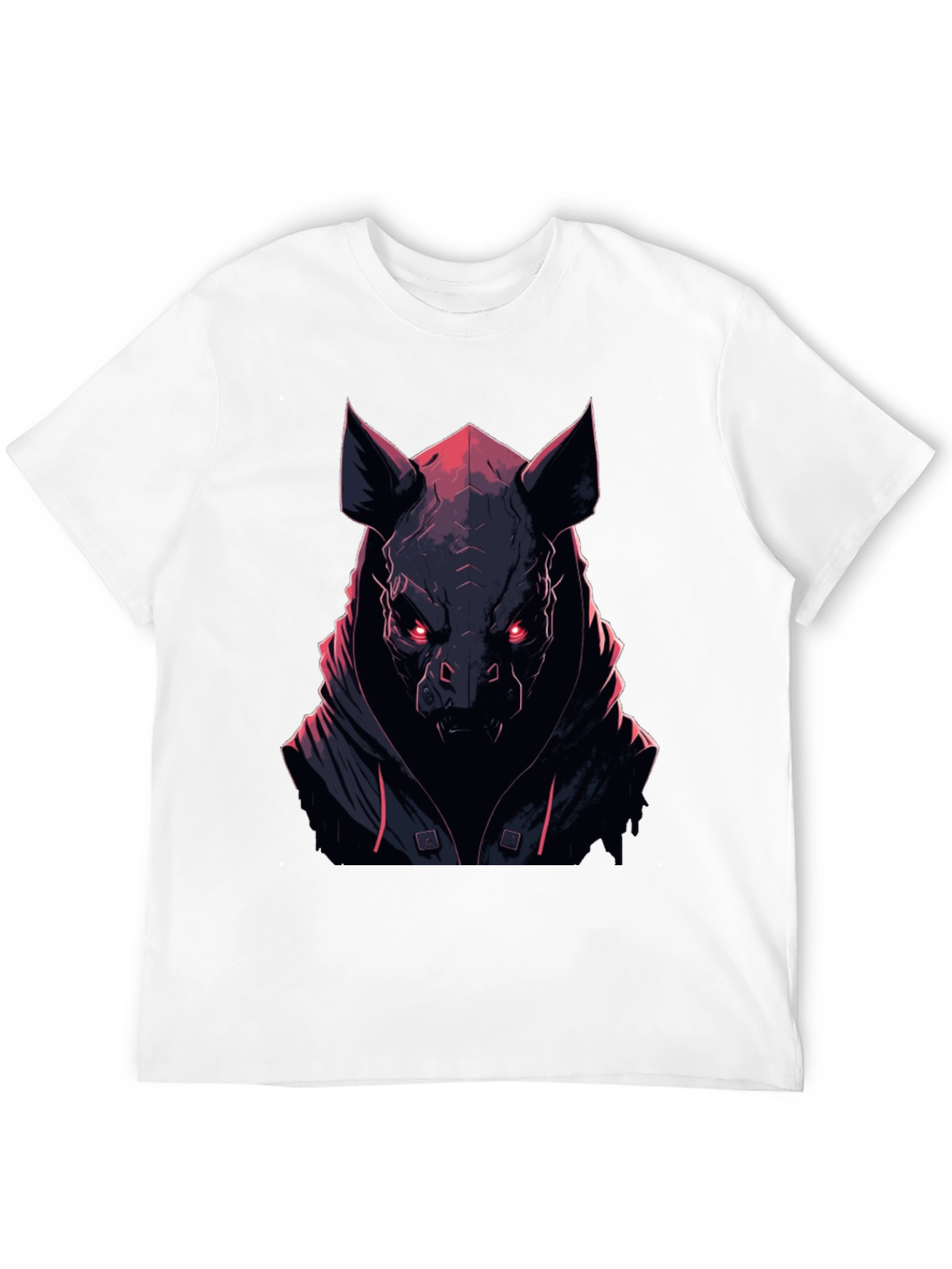 Cyberpunk Boar Graphic T-Shirt