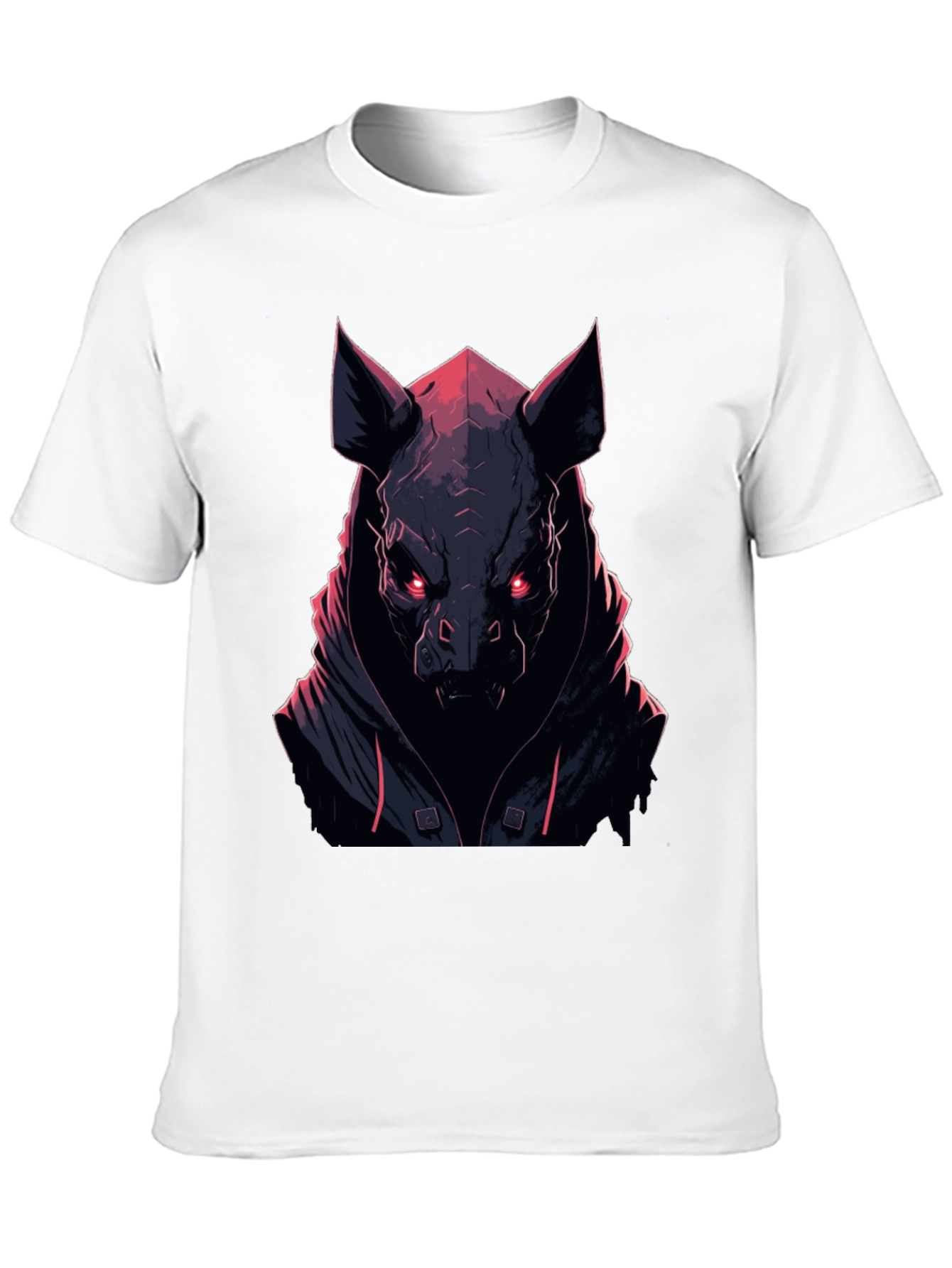 Cyberpunk Boar Graphic T-Shirt