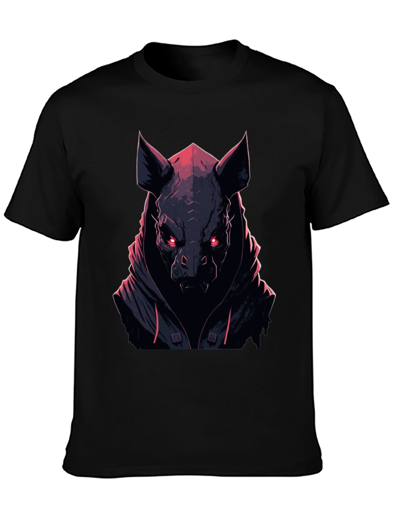 Cyberpunk Boar Graphic T-Shirt