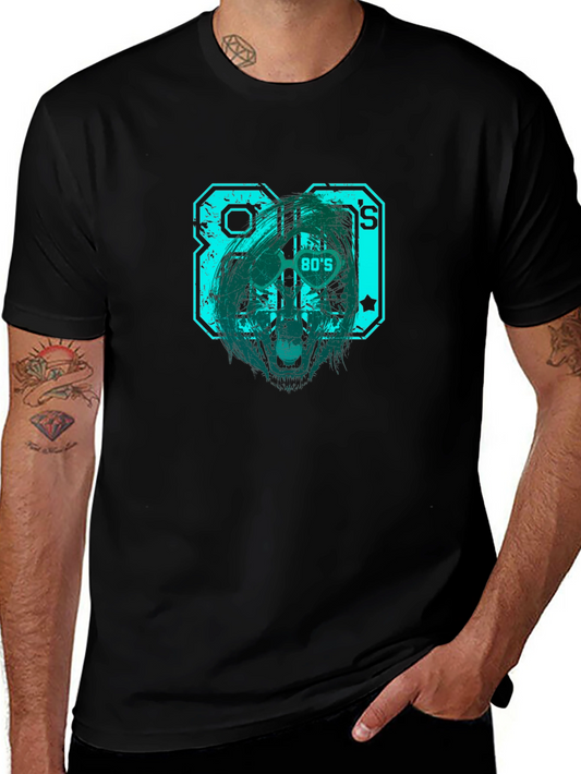 Retro 80s Graphic Print Tee