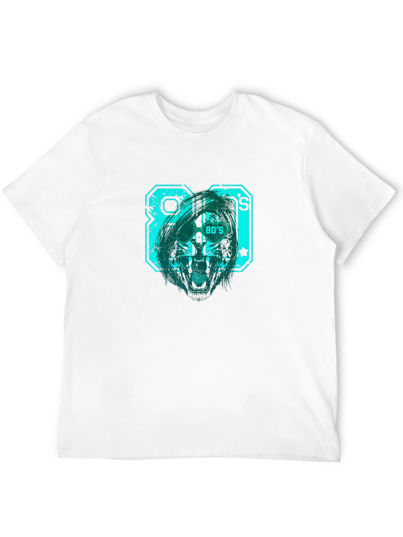 Retro 80s Graphic Print Tee