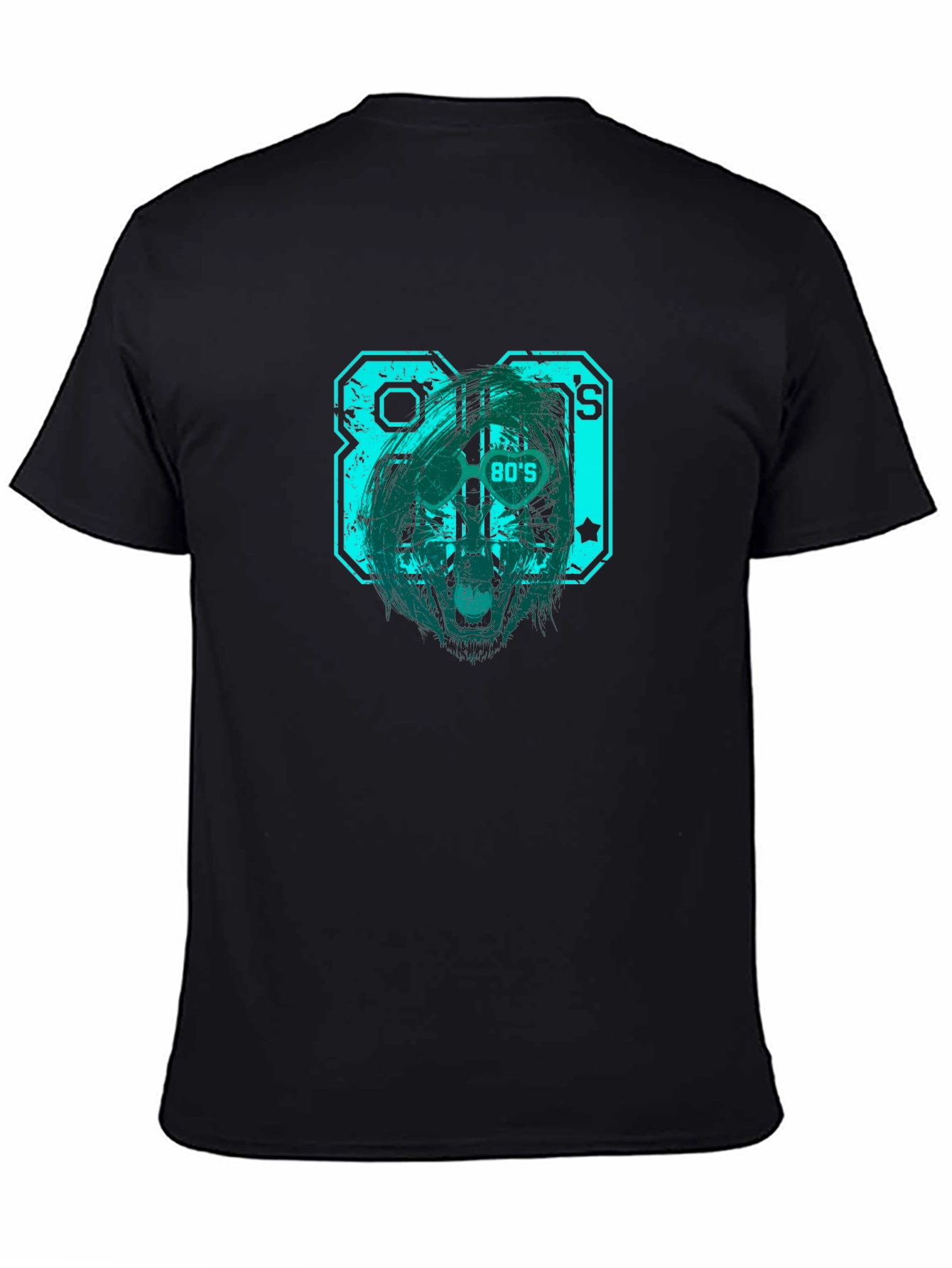 Retro 80s Graphic Print Tee