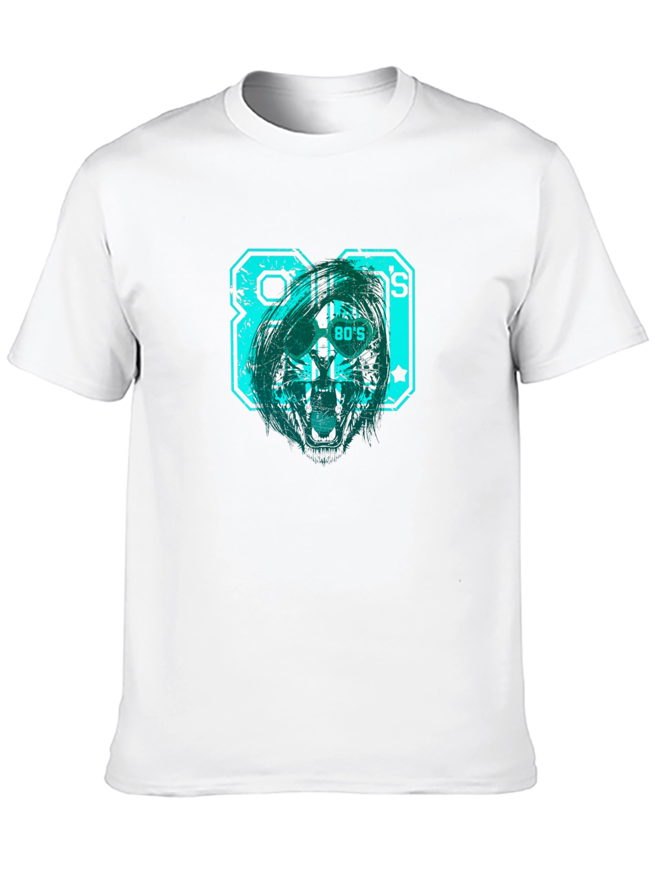 Retro 80s Graphic Print Tee