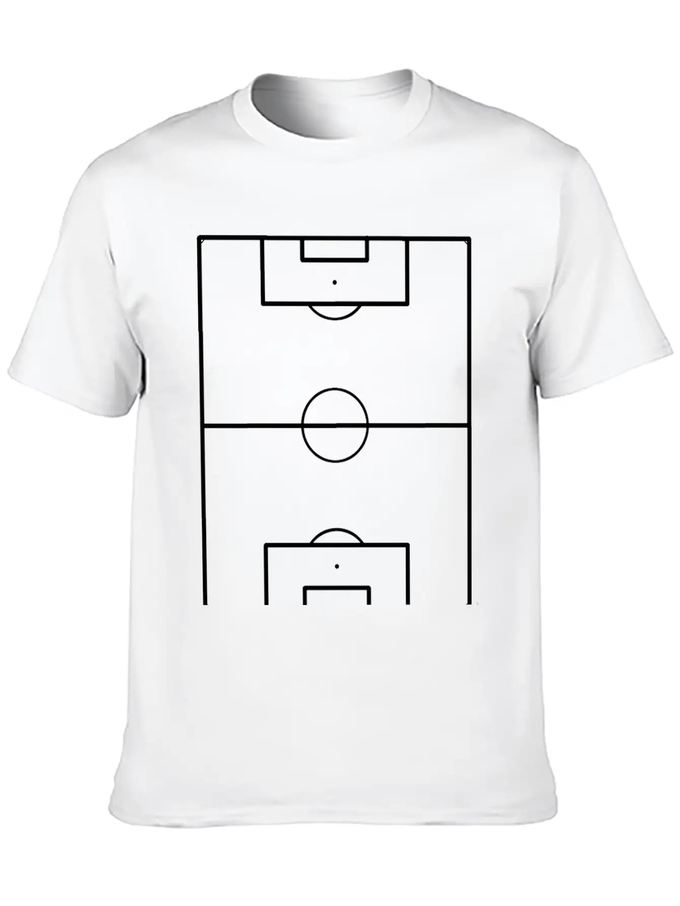 Football Field Soccer Pitch Playing Field Ground Unisex Casual T-Shirt – Clean Design For Daily Comfort