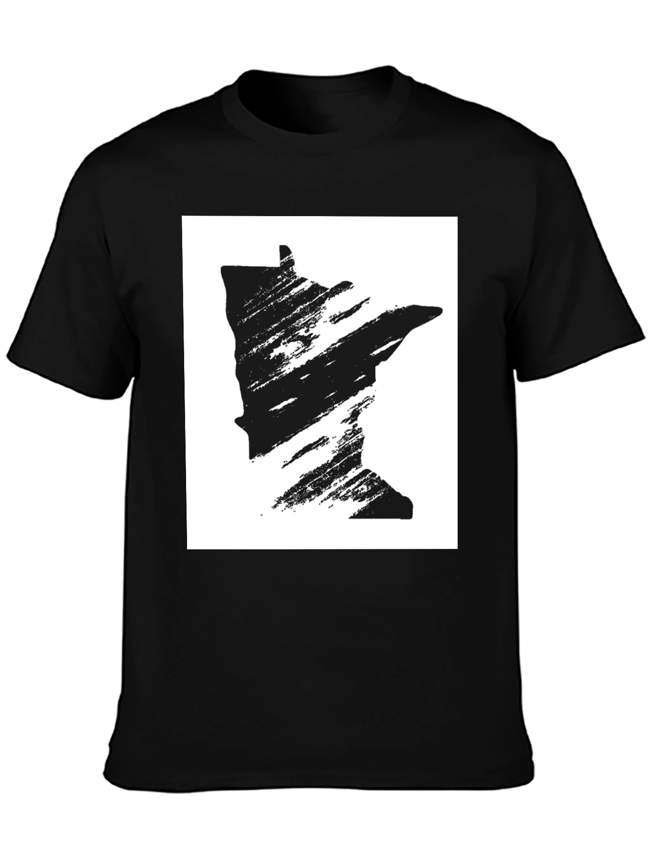 Minnesota State Graphic Black T-Shirt