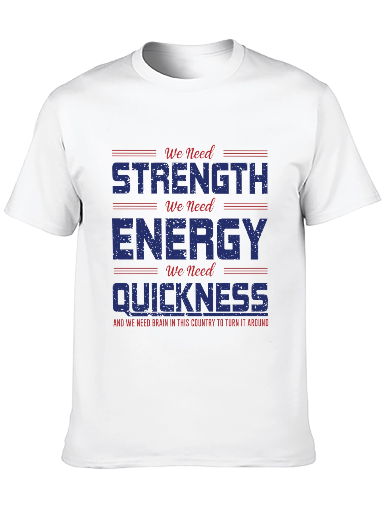 Strength Energy Quickness Graphic Tee