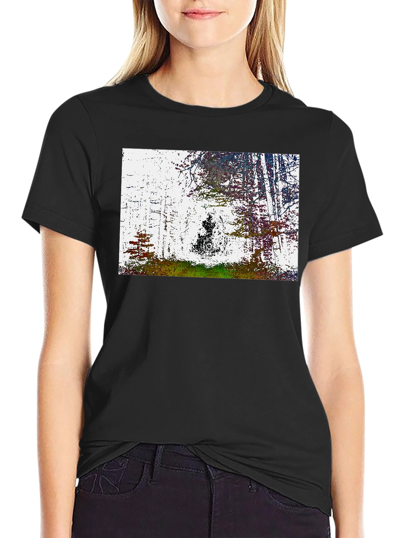 Abstract Forest Graphic Tee