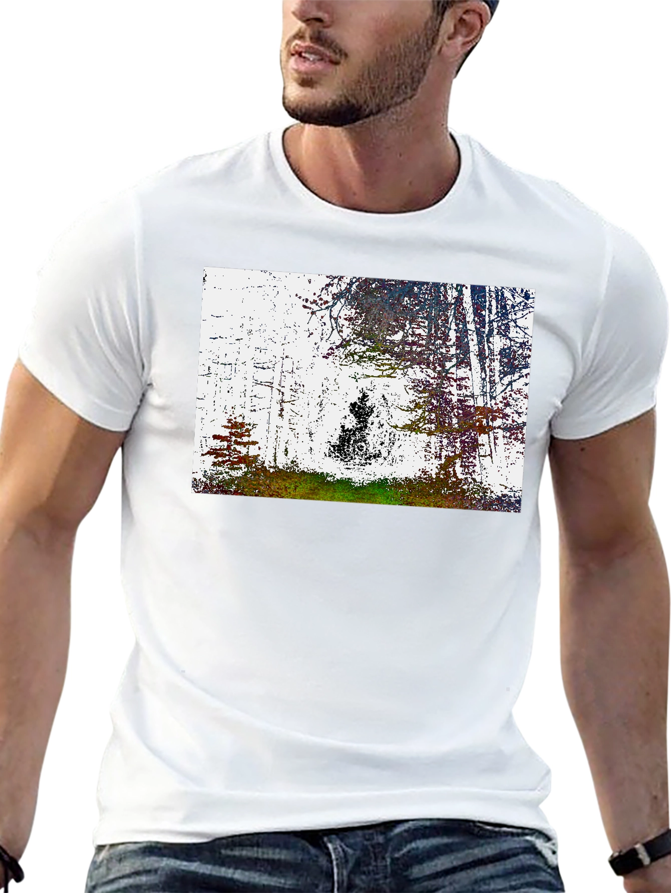 Abstract Forest Graphic Tee