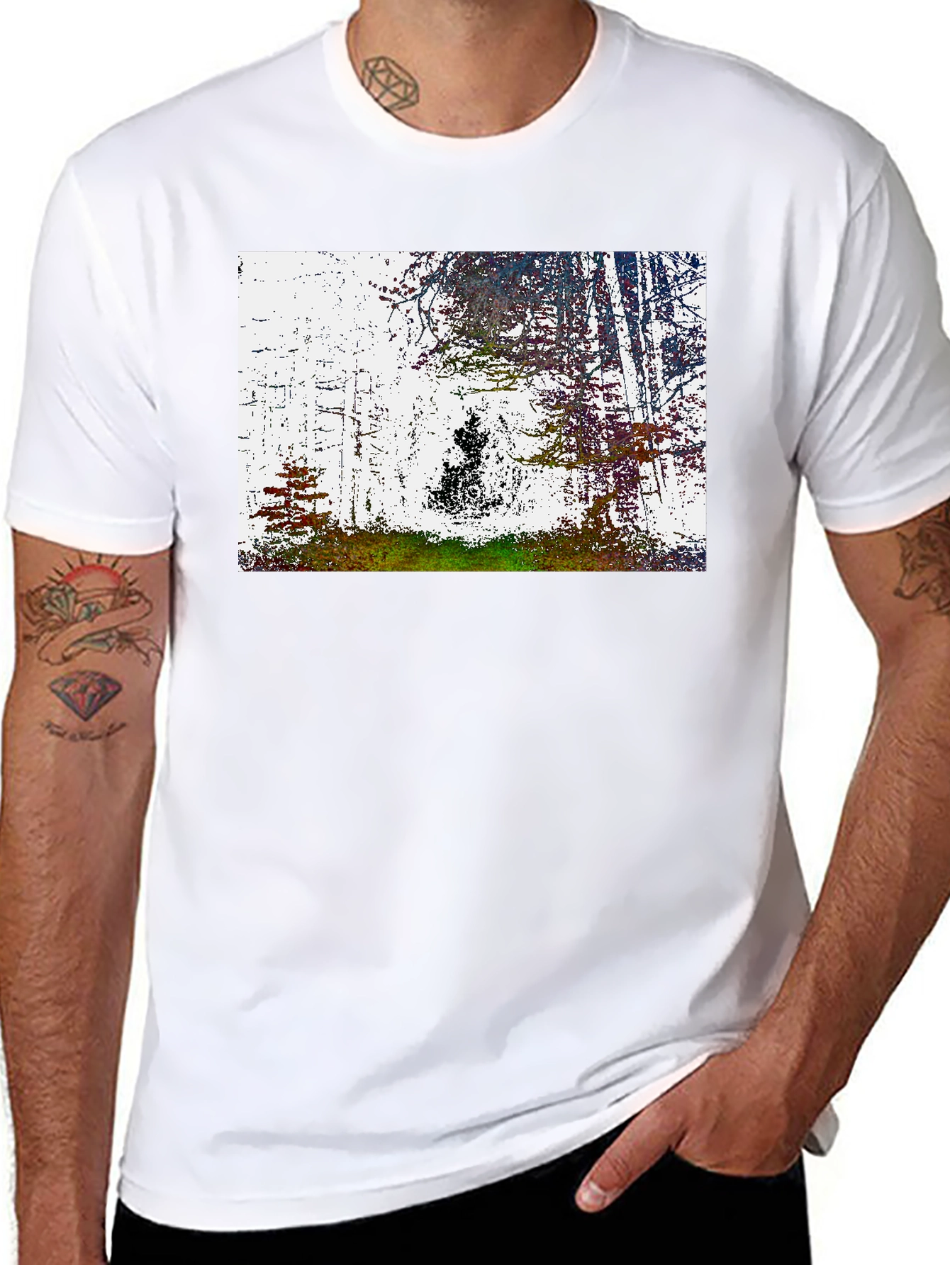 Abstract Forest Graphic Tee