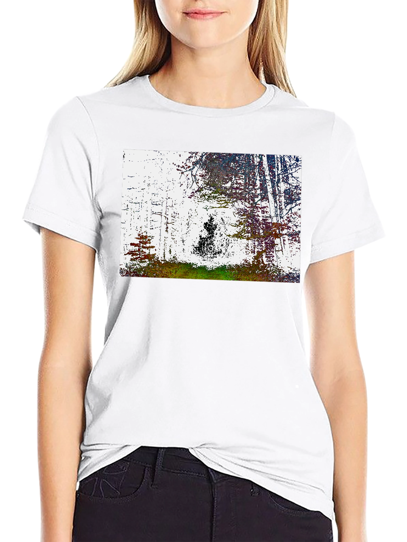Abstract Forest Graphic Tee