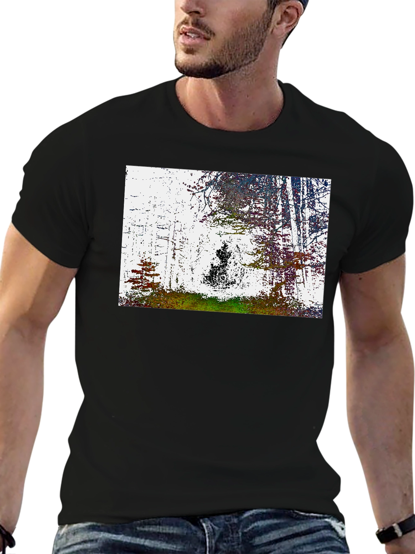 Abstract Forest Graphic Tee
