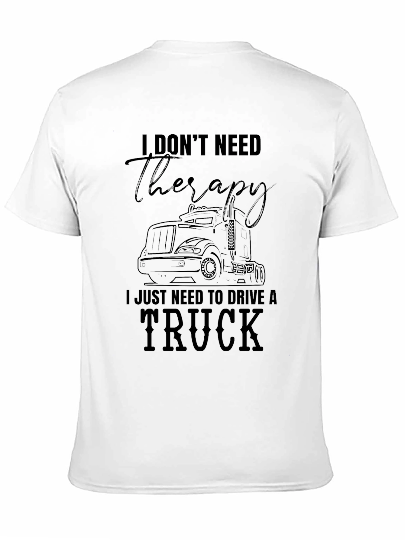 Truck Driver Therapy T-Shirt