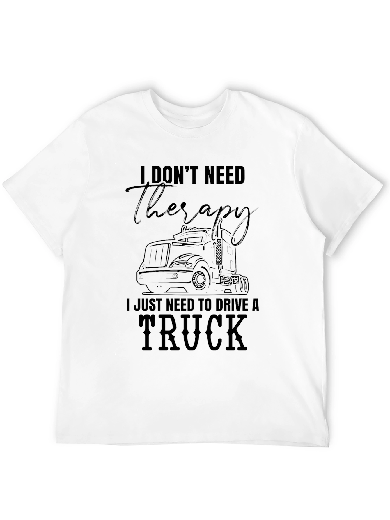 Truck Driver Therapy T-Shirt