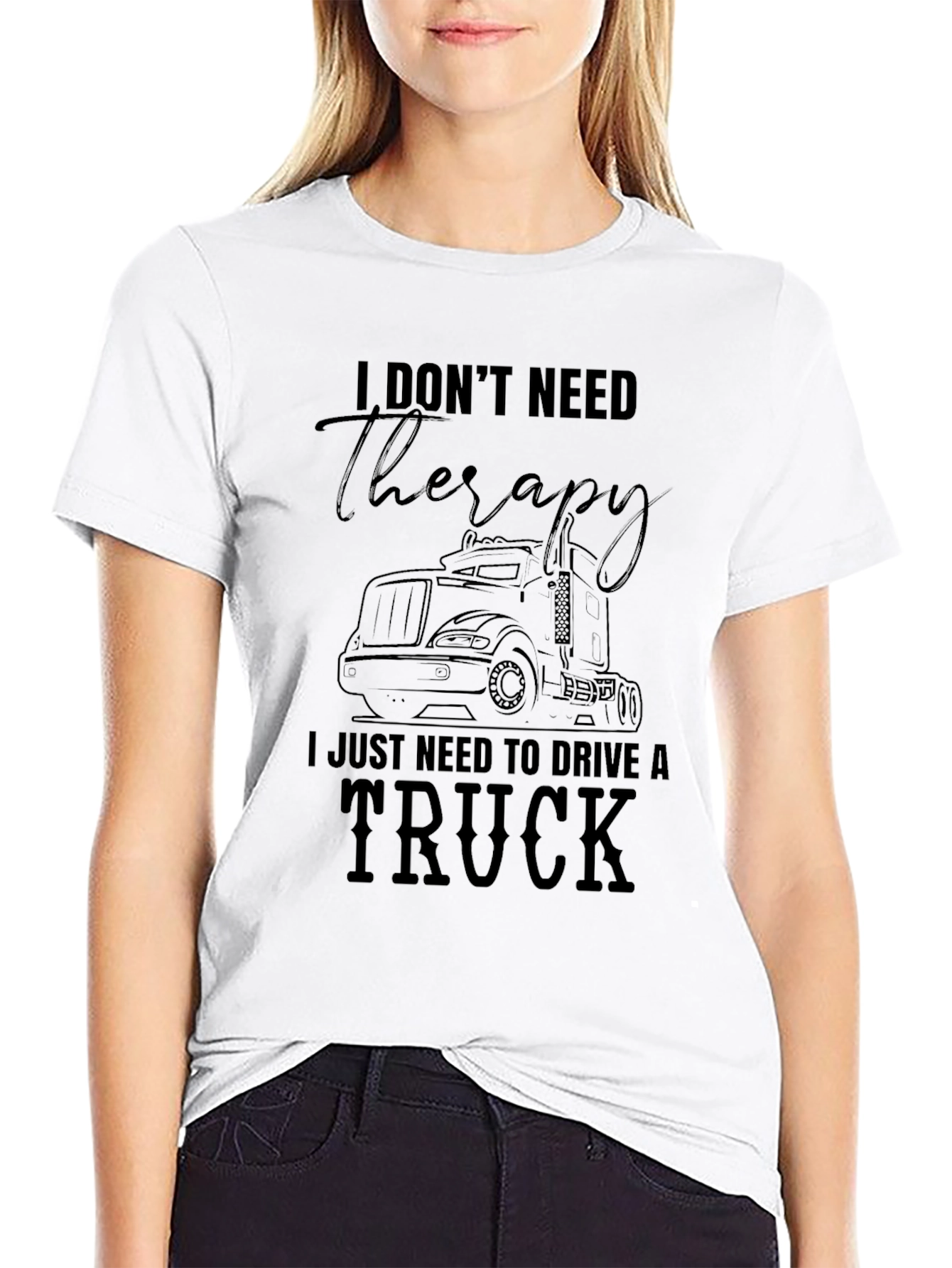 Truck Driver Therapy T-Shirt