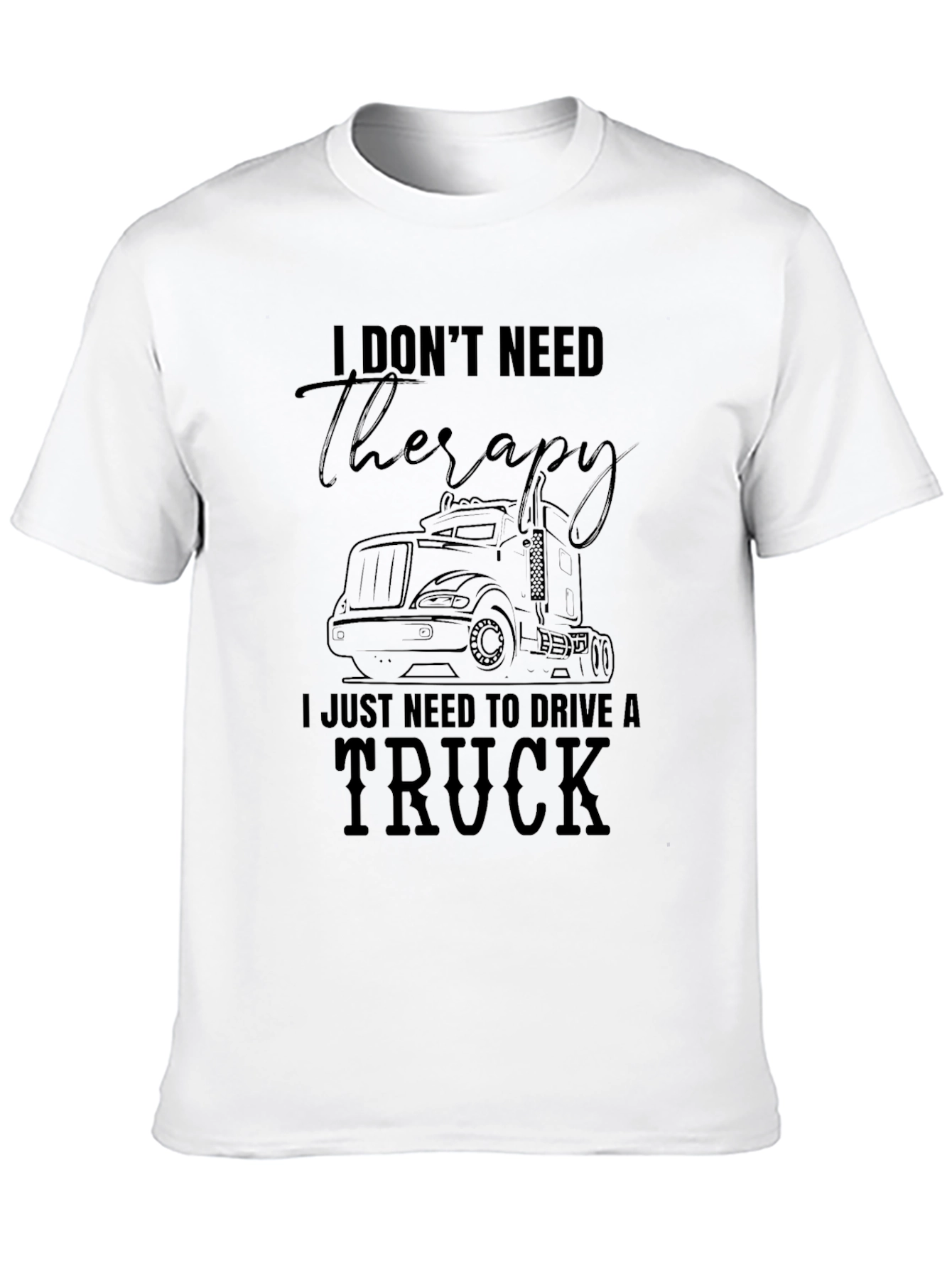 Truck Driver Therapy T-Shirt