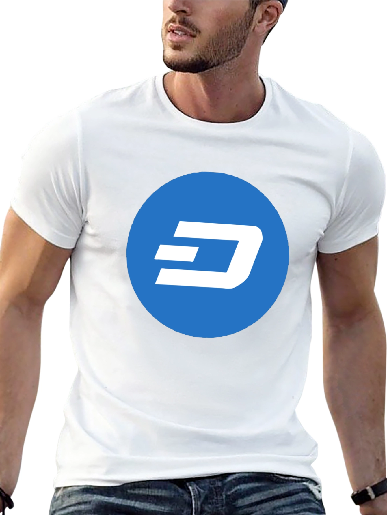 DASH Crypto T-Shirt - Blue Emblem