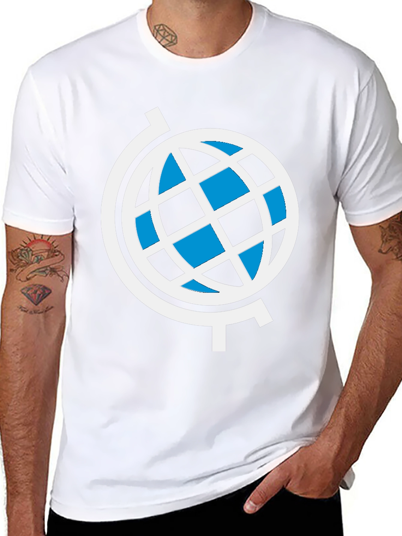 Globe Graphic Tee - Classic Comfort