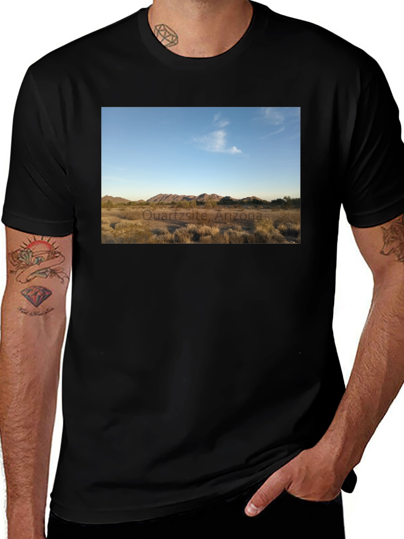 Quartzsite Arizona Scenic Landscape T-Shirt