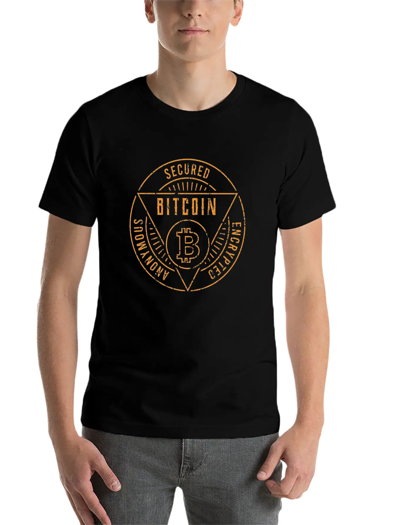 Funny Gift Bitcoin Crypto JUST Shirt Unisex Casual T-Shirt – Clean Design For Daily Comfort