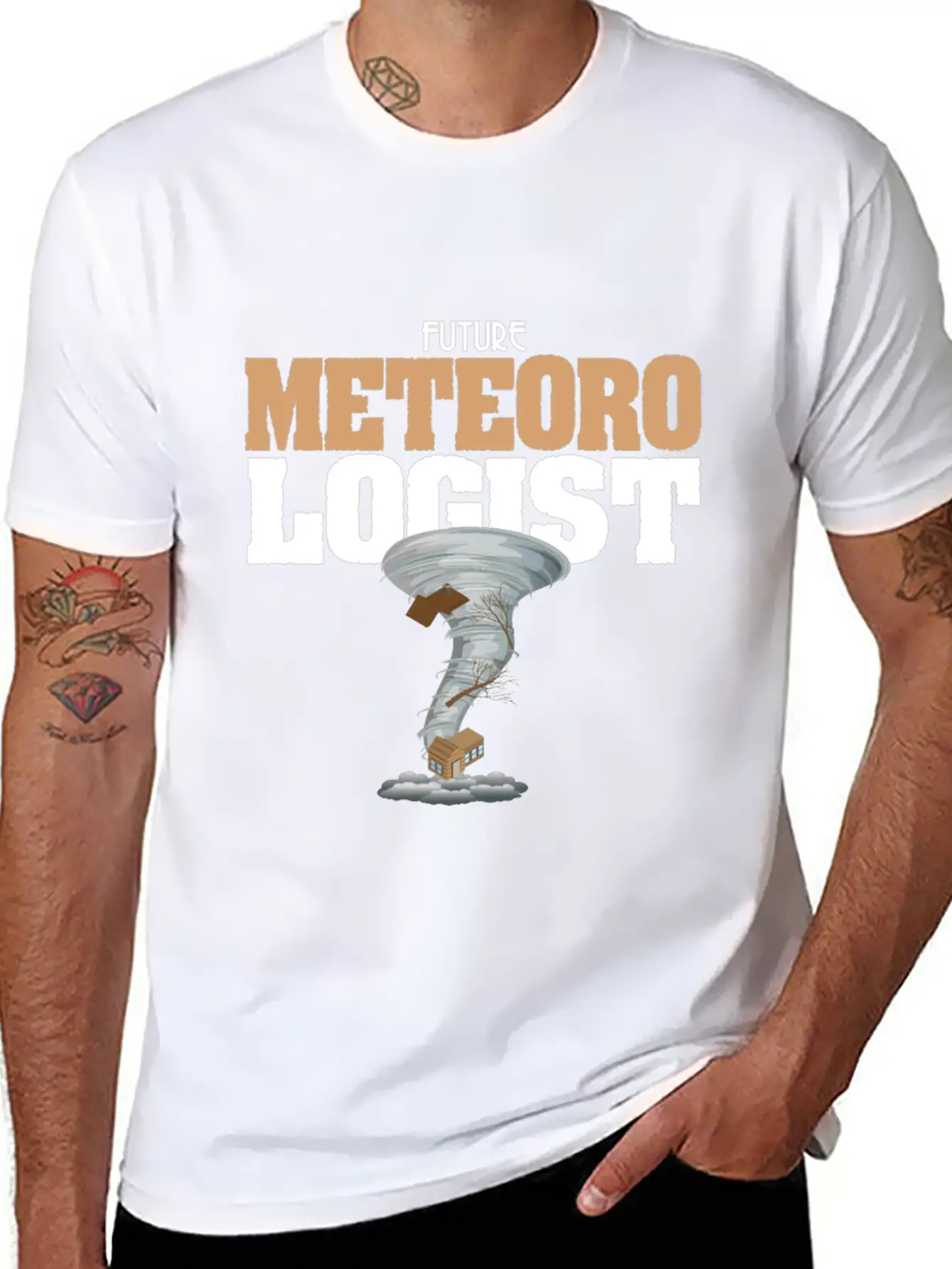 Future Meteorologist Unisex Casual T-Shirt – Clean Design For Daily Comfort