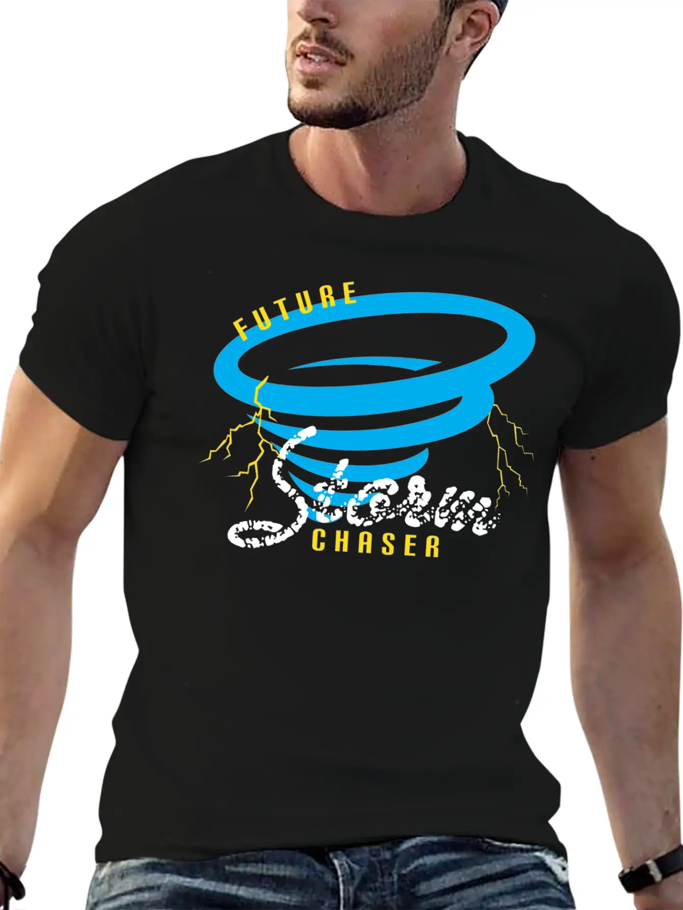 Future Storm Chasers Gift Weather Meteorologist Unisex Casual T-Shirt – Clean Design For Daily Comfort