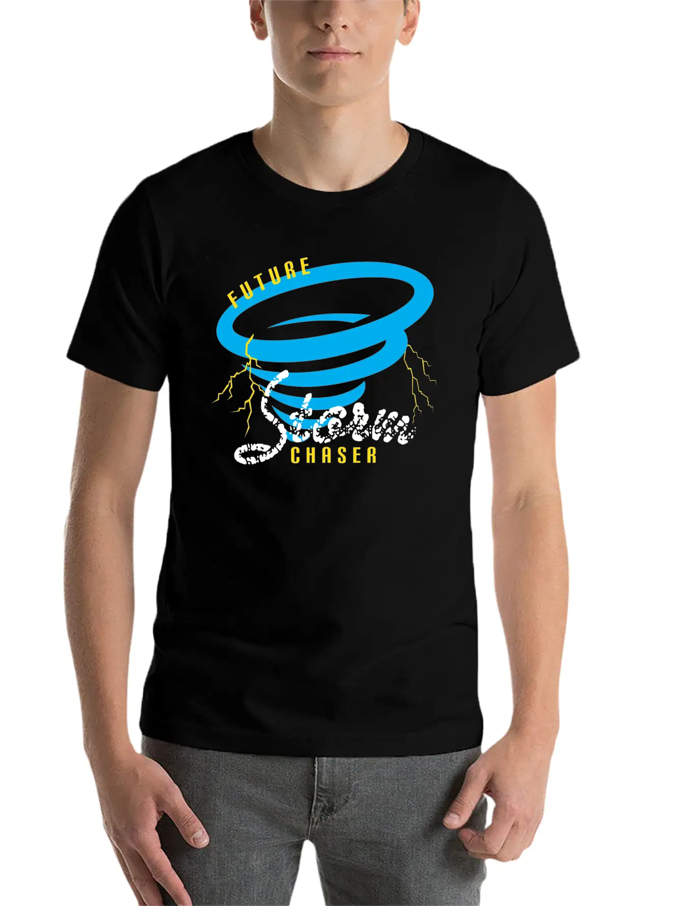 Future Storm Chasers Gift Weather Meteorologist Unisex Casual T-Shirt – Clean Design For Daily Comfort