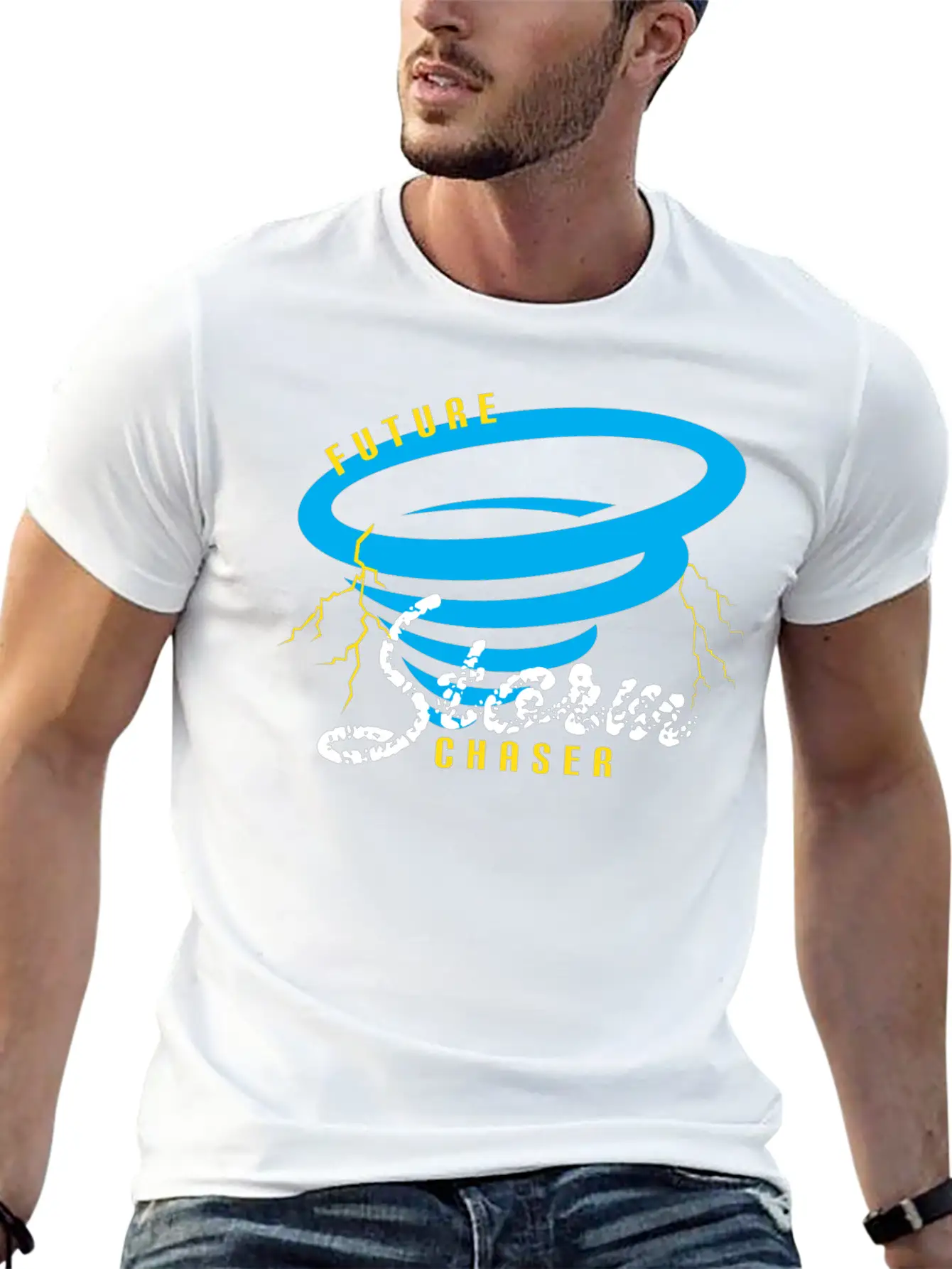 Future Storm Chasers Gift Weather Meteorologist Unisex Casual T-Shirt – Clean Design For Daily Comfort