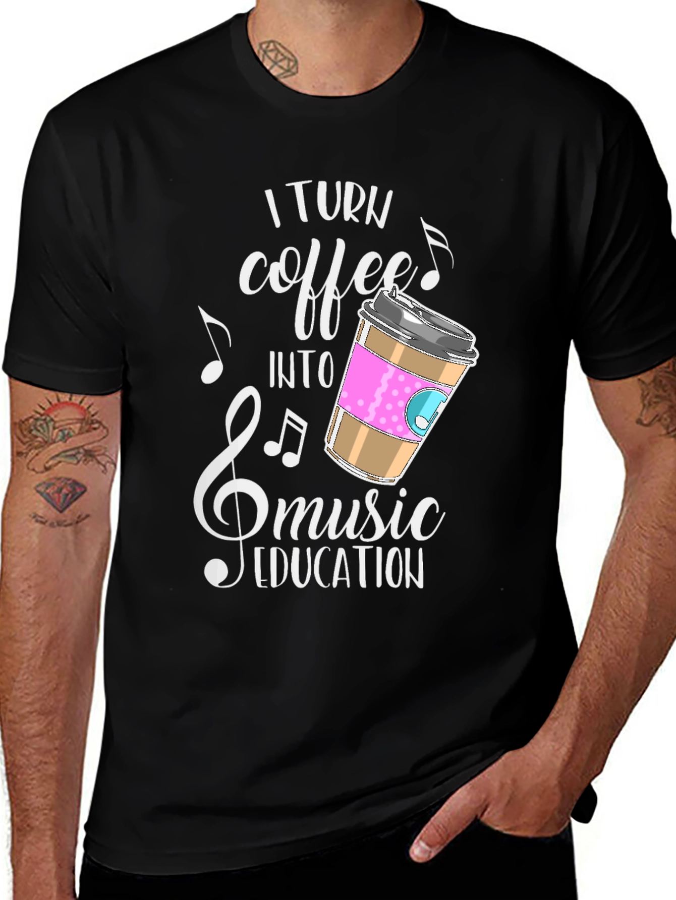 Coffee & Music Education T-Shirt