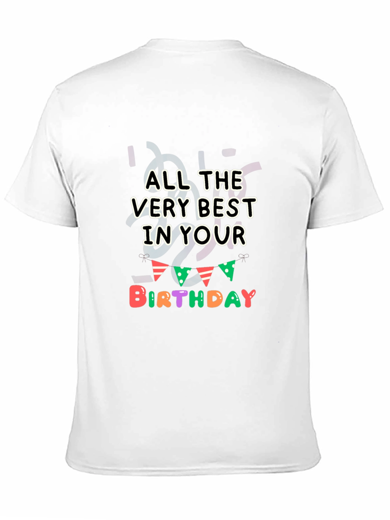 All the Best Birthday Black T-Shirt