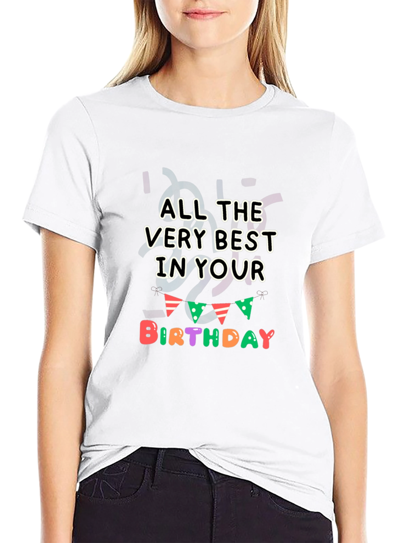 All the Best Birthday Black T-Shirt