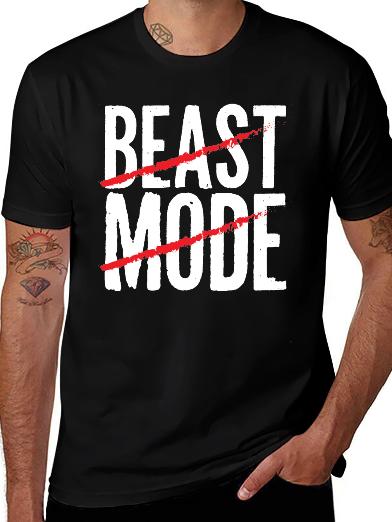 Beast Mode T-Shirt - Black Graphic Tee