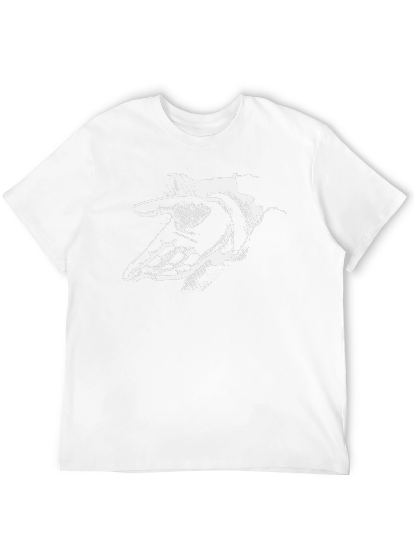 Abstract Hand Graphic Black T-Shirt